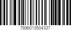 Código de barras (EAN, GTIN, SKU, ISBN): '7896013504337'