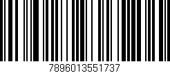 Código de barras (EAN, GTIN, SKU, ISBN): '7896013551737'