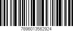 Código de barras (EAN, GTIN, SKU, ISBN): '7896013562924'