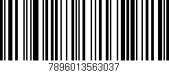 Código de barras (EAN, GTIN, SKU, ISBN): '7896013563037'
