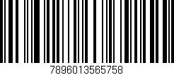 Código de barras (EAN, GTIN, SKU, ISBN): '7896013565758'