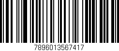 Código de barras (EAN, GTIN, SKU, ISBN): '7896013567417'