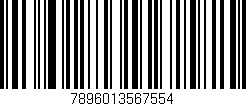 Código de barras (EAN, GTIN, SKU, ISBN): '7896013567554'