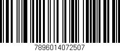 Código de barras (EAN, GTIN, SKU, ISBN): '7896014072507'