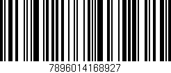 Código de barras (EAN, GTIN, SKU, ISBN): '7896014168927'