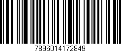 Código de barras (EAN, GTIN, SKU, ISBN): '7896014172849'