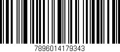 Código de barras (EAN, GTIN, SKU, ISBN): '7896014179343'