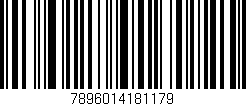 Código de barras (EAN, GTIN, SKU, ISBN): '7896014181179'