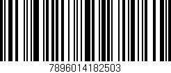 Código de barras (EAN, GTIN, SKU, ISBN): '7896014182503'