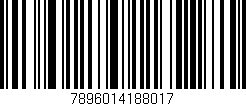 Código de barras (EAN, GTIN, SKU, ISBN): '7896014188017'