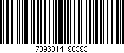 Código de barras (EAN, GTIN, SKU, ISBN): '7896014190393'