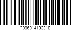 Código de barras (EAN, GTIN, SKU, ISBN): '7896014193318'