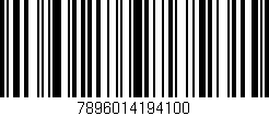 Código de barras (EAN, GTIN, SKU, ISBN): '7896014194100'