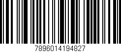 Código de barras (EAN, GTIN, SKU, ISBN): '7896014194827'