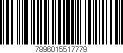 Código de barras (EAN, GTIN, SKU, ISBN): '7896015517779'