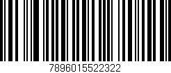 Código de barras (EAN, GTIN, SKU, ISBN): '7896015522322'