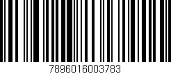 Código de barras (EAN, GTIN, SKU, ISBN): '7896016003783'
