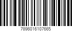 Código de barras (EAN, GTIN, SKU, ISBN): '7896016107665'