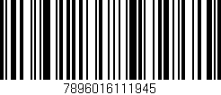 Código de barras (EAN, GTIN, SKU, ISBN): '7896016111945'