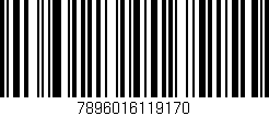 Código de barras (EAN, GTIN, SKU, ISBN): '7896016119170'