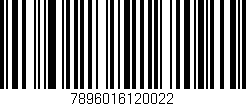 Código de barras (EAN, GTIN, SKU, ISBN): '7896016120022'