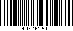 Código de barras (EAN, GTIN, SKU, ISBN): '7896016125980'