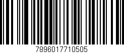 Código de barras (EAN, GTIN, SKU, ISBN): '7896017710505'