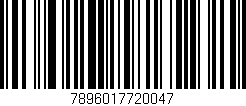 Código de barras (EAN, GTIN, SKU, ISBN): '7896017720047'