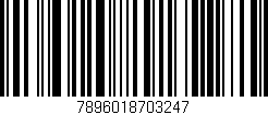 Código de barras (EAN, GTIN, SKU, ISBN): '7896018703247'