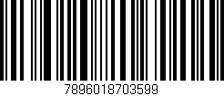 Código de barras (EAN, GTIN, SKU, ISBN): '7896018703599'
