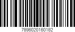 Código de barras (EAN, GTIN, SKU, ISBN): '7896020160182'