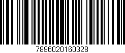 Código de barras (EAN, GTIN, SKU, ISBN): '7896020160328'