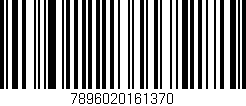 Código de barras (EAN, GTIN, SKU, ISBN): '7896020161370'