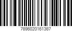 Código de barras (EAN, GTIN, SKU, ISBN): '7896020161387'