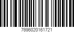 Código de barras (EAN, GTIN, SKU, ISBN): '7896020161721'