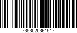 Código de barras (EAN, GTIN, SKU, ISBN): '7896020661917'