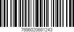 Código de barras (EAN, GTIN, SKU, ISBN): '7896020681243'