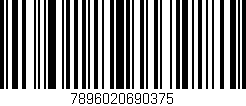 Código de barras (EAN, GTIN, SKU, ISBN): '7896020690375'