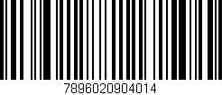 Código de barras (EAN, GTIN, SKU, ISBN): '7896020904014'