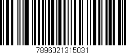 Código de barras (EAN, GTIN, SKU, ISBN): '7896021315031'