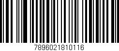 Código de barras (EAN, GTIN, SKU, ISBN): '7896021810116'