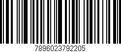 Código de barras (EAN, GTIN, SKU, ISBN): '7896023792205'
