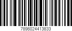 Código de barras (EAN, GTIN, SKU, ISBN): '7896024413833'