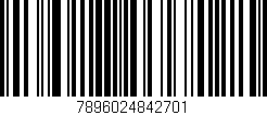 Código de barras (EAN, GTIN, SKU, ISBN): '7896024842701'