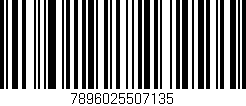 Código de barras (EAN, GTIN, SKU, ISBN): '7896025507135'