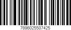 Código de barras (EAN, GTIN, SKU, ISBN): '7896025507425'