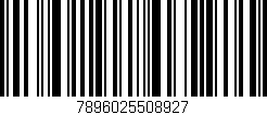 Código de barras (EAN, GTIN, SKU, ISBN): '7896025508927'