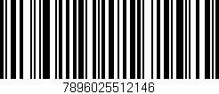 Código de barras (EAN, GTIN, SKU, ISBN): '7896025512146'