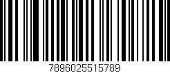 Código de barras (EAN, GTIN, SKU, ISBN): '7896025515789'