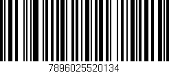 Código de barras (EAN, GTIN, SKU, ISBN): '7896025520134'